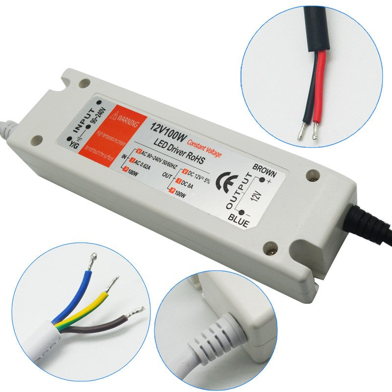 LED Driver AC 110V 220V to DC12V Led Power Adapter Transformers for LED Strip 18W 28W 48W 72W 100W Power Supply