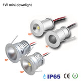 Mini LED Downlight 1W IP65 12V 15mm 25mm 30mm Outdoor Garden Bathroom Corridor Ceiling Spot Bulb Light SPA Sauna Lighting CE