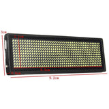 Rechargeable LED Name Tag Mini LED Digital Programmable Rechargeable Scrolling Message Tag Badge Sign For Festival Event