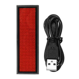 Rechargeable LED Name Tag Mini LED Digital Programmable Rechargeable Scrolling Message Tag Badge Sign For Festival Event