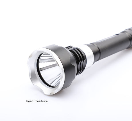 LED waterproof underwater diver diving yellow light T6 LED flashlight white light yellow light torch 18650 battery