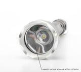 LED waterproof underwater diver diving yellow light T6 LED flashlight white light yellow light torch 18650 battery