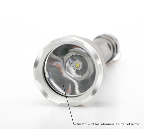 LED waterproof underwater diver diving yellow light T6 LED flashlight white light yellow light torch 18650 battery