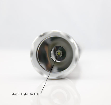 LED waterproof underwater diver diving yellow light T6 LED flashlight white light yellow light torch 18650 battery
