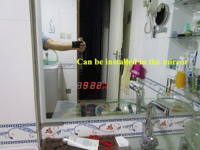 Desktop Large Digital LED Display Clock Precision Electronic Clock With Temperature Car Alarm Indoor Lighting Sign