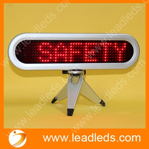 LED Message Digital Moving display Scrolling Car message Sign Light Red LED door windows display
