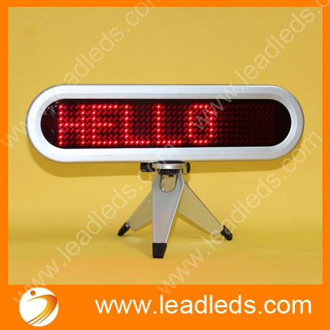 LED Message Digital Moving display Scrolling Car message Sign Light Red LED door windows display