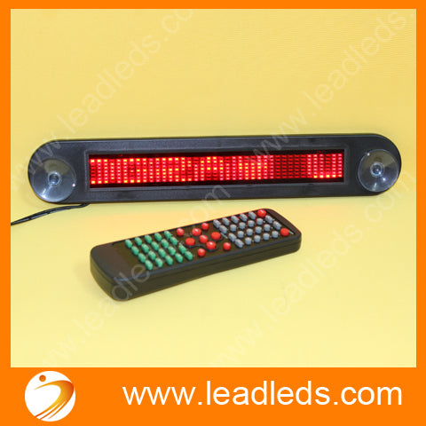 LED Message Digital Moving display Scrolling Car message Sign Light Red LED door windows display
