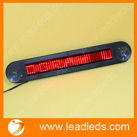 LED Message Digital Moving display Scrolling Car message Sign Light Red LED door windows display