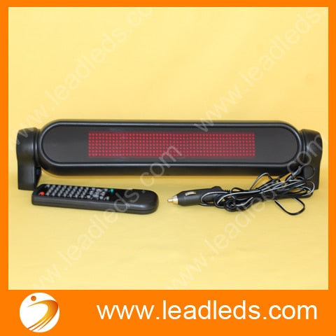 LED Message Digital Moving display Scrolling Car message Sign Light Red LED door windows display