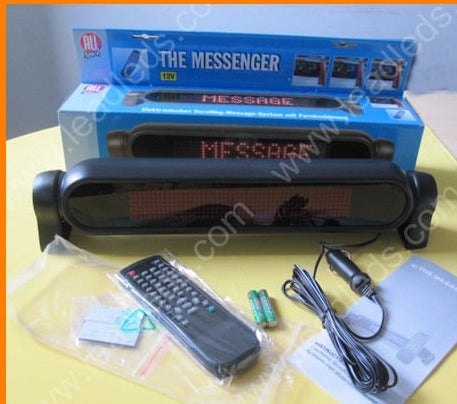 LED Display Digital Moving Scrolling Car advertising Sign Program Edit Message indoor screen board