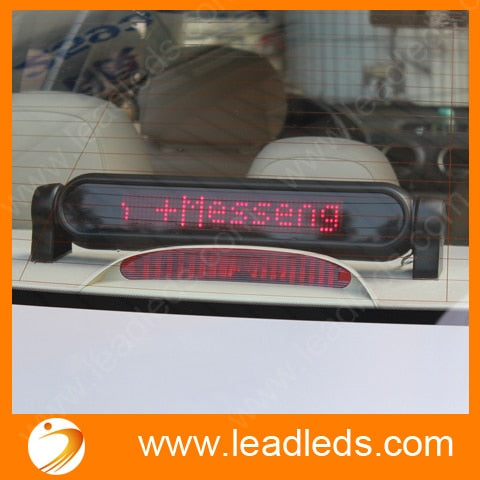 LED Display Digital Moving Scrolling Car advertising Sign Program Edit Message indoor screen board