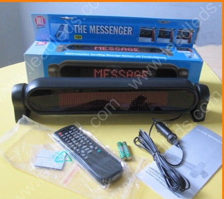 LED Display Digital Moving Scrolling Car advertising Sign Program Edit Message indoor screen board