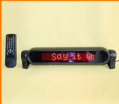 LED Display Digital Moving Scrolling Car advertising Sign Program Edit Message indoor screen board