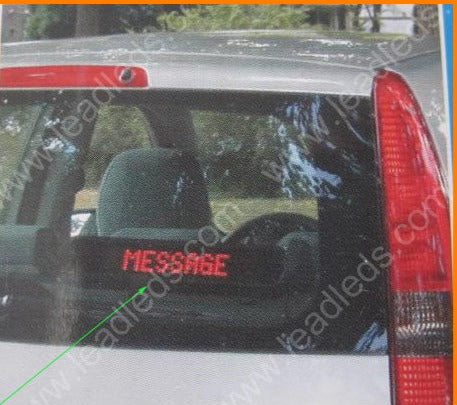 LED Display Digital Moving Scrolling Car advertising Sign Program Edit Message indoor screen board