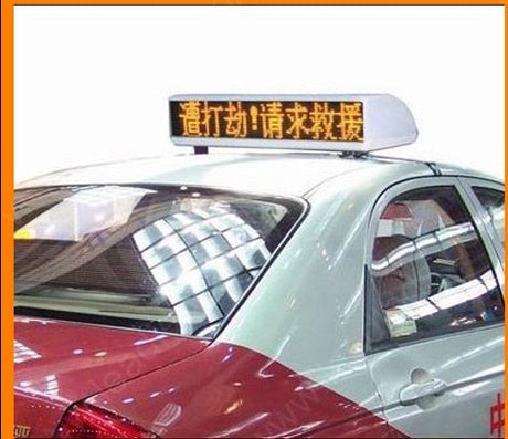 LED Display Digital Moving Scrolling Car advertising Sign Program Edit Message indoor screen board