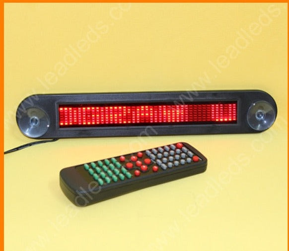 LED Display Digital Moving Scrolling Car advertising Sign Program Edit Message indoor screen board