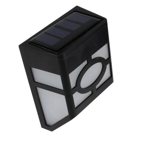 Solar Powered Wall Mount LED Light Outdoor Garden Path Landscape Fence Yard Lamp