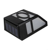 Solar Powered Wall Mount LED Light Outdoor Garden Path Landscape Fence Yard Lamp