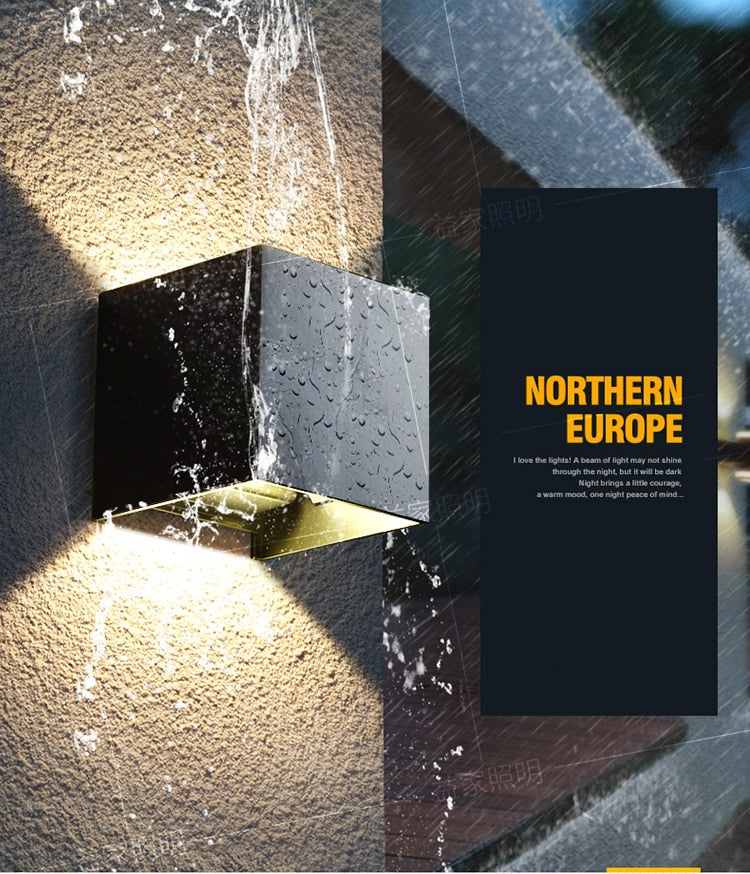 Led Wall Light IP65 7/10W Waterproof Outdoor indoor Led Wall Lamp modern Aluminum Adjustable angle AC90~260V Porch Light ZBW0002