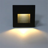 LED Recessed Stair Step Light Outdoor Floor Stair Deck Underground Spotlight Led Footlight Embedded Corner Lamp
