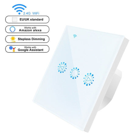 Smart Remote Touch Screen Sensor Switch LED Dimmer Switch Wall Touch Dimmable Glass Control Panel Module EU/UK/US Standard