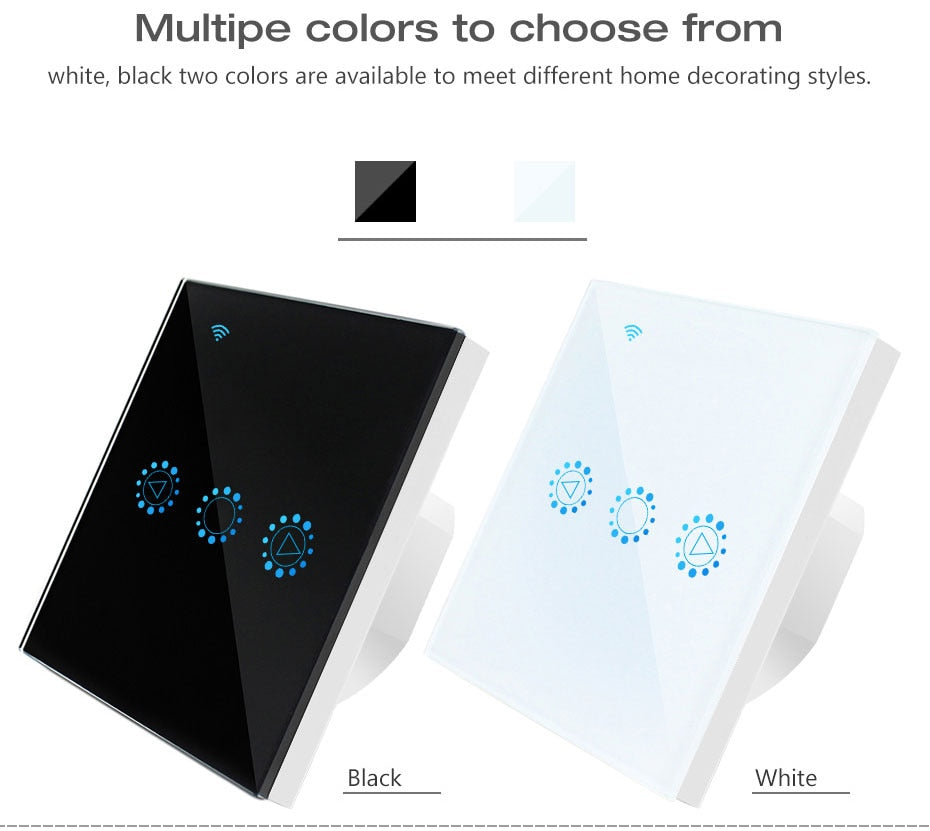 Smart Remote Touch Screen Sensor Switch LED Dimmer Switch Wall Touch Dimmable Glass Control Panel Module EU/UK/US Standard