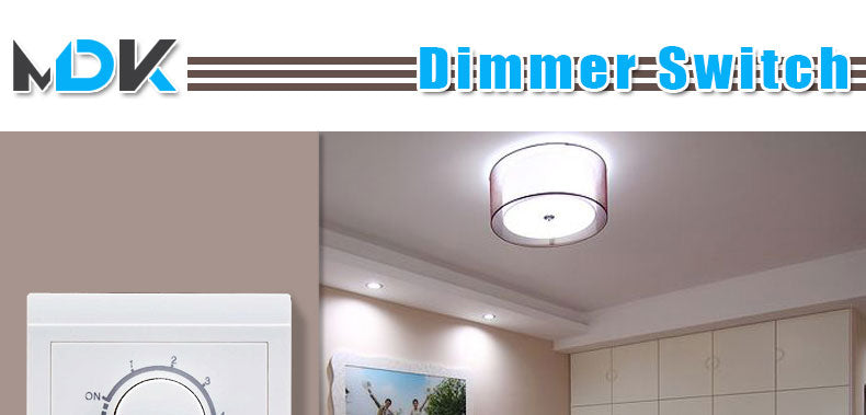 LED Dimmer Adjustable Switch Brightness From Dark Controller To Bright Driver Dimmers For Dimmable Light Bulb Lamp