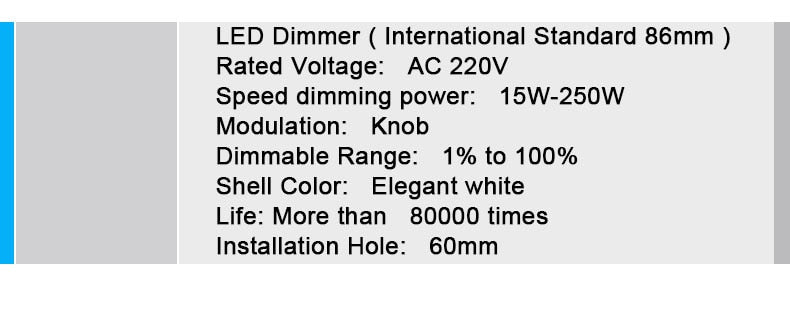 LED Dimmer Adjustable Switch Brightness From Dark Controller To Bright Driver Dimmers For Dimmable Light Bulb Lamp