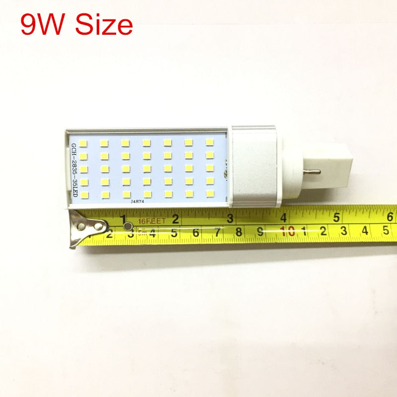 G23/E27/G24 LED Horizontal Bulb 7W 9W 11W 13W 15W 18W LED indoor Spotlight AC85-265V Warm White/Cold White LED Bulb lamps lights