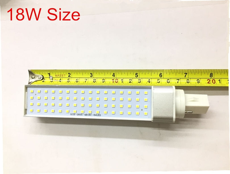 G23/E27/G24 LED Horizontal Bulb 7W 9W 11W 13W 15W 18W LED indoor Spotlight AC85-265V Warm White/Cold White LED Bulb lamps lights