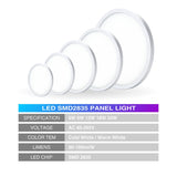 LED Panel Light 6W 9W 13W 18W 24W 36W 48W Round LED Surface Mounted Ceiling Lamp 85-265V Modern UFO Downlight Plaffonnier Lamp
