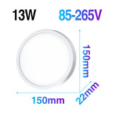 LED Panel Light 6W 9W 13W 18W 24W 36W 48W Round LED Surface Mounted Ceiling Lamp 85-265V Modern UFO Downlight Plaffonnier Lamp