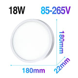 LED Panel Light 6W 9W 13W 18W 24W 36W 48W Round LED Surface Mounted Ceiling Lamp 85-265V Modern UFO Downlight Plaffonnier Lamp