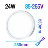 LED Panel Light 6W 9W 13W 18W 24W 36W 48W Round LED Surface Mounted Ceiling Lamp 85-265V Modern UFO Downlight Plaffonnier Lamp