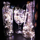 LED String Light Fairy light Battery waterproof Silver Wire Christmas Halloween USB Xmas Decoration Romantic lights 1/2/3/5/10M
