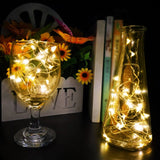 LED String Light Fairy light Battery waterproof Silver Wire Christmas Halloween USB Xmas Decoration Romantic lights 1/2/3/5/10M