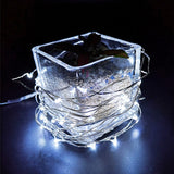 LED String Light Fairy light Battery waterproof Silver Wire Christmas Halloween USB Xmas Decoration Romantic lights 1/2/3/5/10M