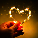 LED String Light Fairy light Battery waterproof Silver Wire Christmas Halloween USB Xmas Decoration Romantic lights 1/2/3/5/10M