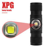 D20 2000lumens XPG LED Headlight 4-Mode Zoom Headlamp Rechargeable Head Torch Fishing Camping Flashlight 18650 Battery