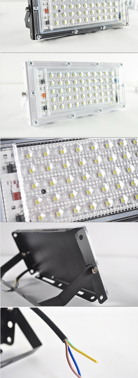 LED Flood Light 10W 50W perfect power Floodlight LED street Lamp 220V 240V waterproof Landscape Lighting IP65 led spotlight