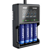 NEW XTAR VC2 VC2S VC4 VC4S  Colorful VA LCD Screen Micro-USB powered portable apply to 3.6V/3.7V Li-ion/IMR/INR/ICR 18650 26650