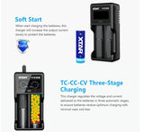 NEW XTAR VC2 VC2S VC4 VC4S  Colorful VA LCD Screen Micro-USB powered portable apply to 3.6V/3.7V Li-ion/IMR/INR/ICR 18650 26650