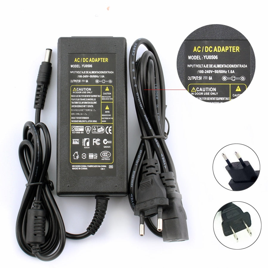 Power Adapter Supply DC 5V 12V 24V 1A 2A 3A 5A 6A 8A DC 5 12 24V Volt Lighting Transformers LED Driver Power Adapter Strip Lamp