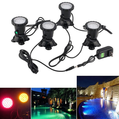 1pc-5cs 36 LEDs Color Landscaping Spotlights Water Grass Fill Light pool lighting light for Aquarium Fish Tank Pool Water Garden