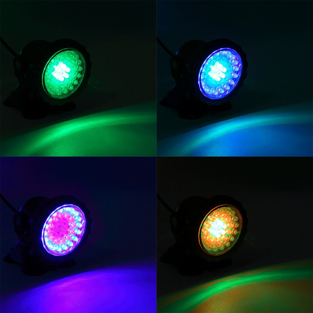 1pc-5cs 36 LEDs Color Landscaping Spotlights Water Grass Fill Light pool lighting light for Aquarium Fish Tank Pool Water Garden