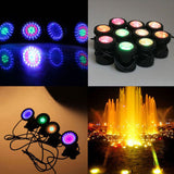 1pc-5cs 36 LEDs Color Landscaping Spotlights Water Grass Fill Light pool lighting light for Aquarium Fish Tank Pool Water Garden