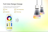 Smart 6W RGB + CCT LED Downlight 110V 220V dimmable recessed Led ceiling panel lights compatible FUT092 remote/WIFI APP control