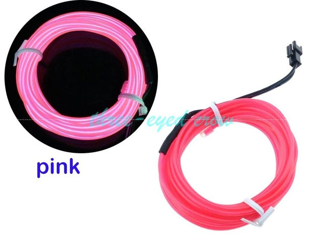 12V lighter LED Lamp Strip thread sticker decals tags accessory Flexib ...