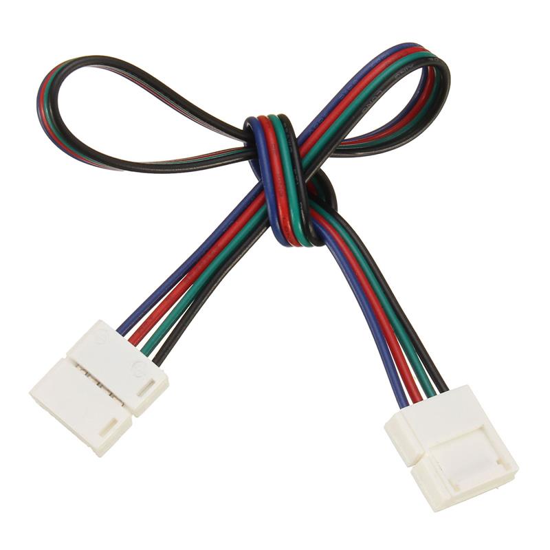 Missing 4 Pin 10MM 10/30/50/100CM RGB LED Strip Light Accessories Adapter Connect For 5050 LED Light Strip